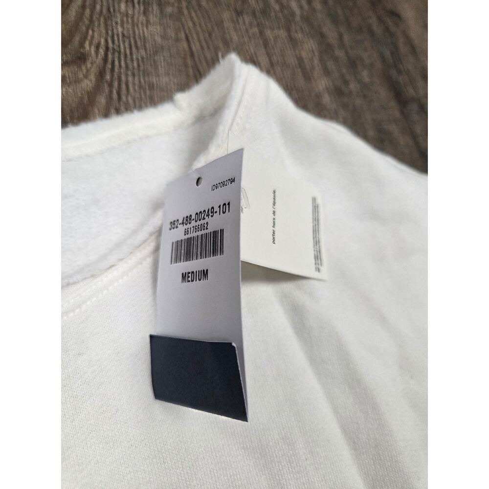 Hollister x Blue 84 Off Shoulder NWT University of Miami Sweatshirt Off-White M - Picture 4 of 6